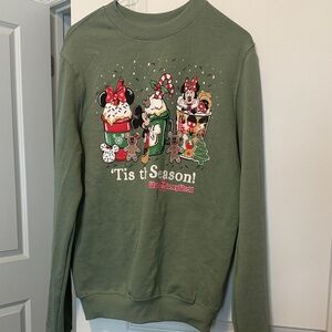 Disney World Green Holiday Sweater